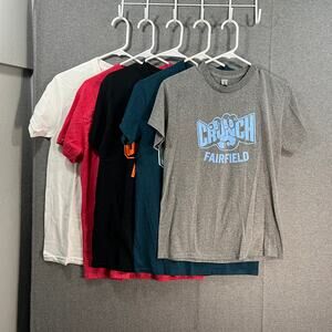 Bundle of 5 Crunch Fairfield Outdoor Athletic Casual T Shirt Ladies Size S-M